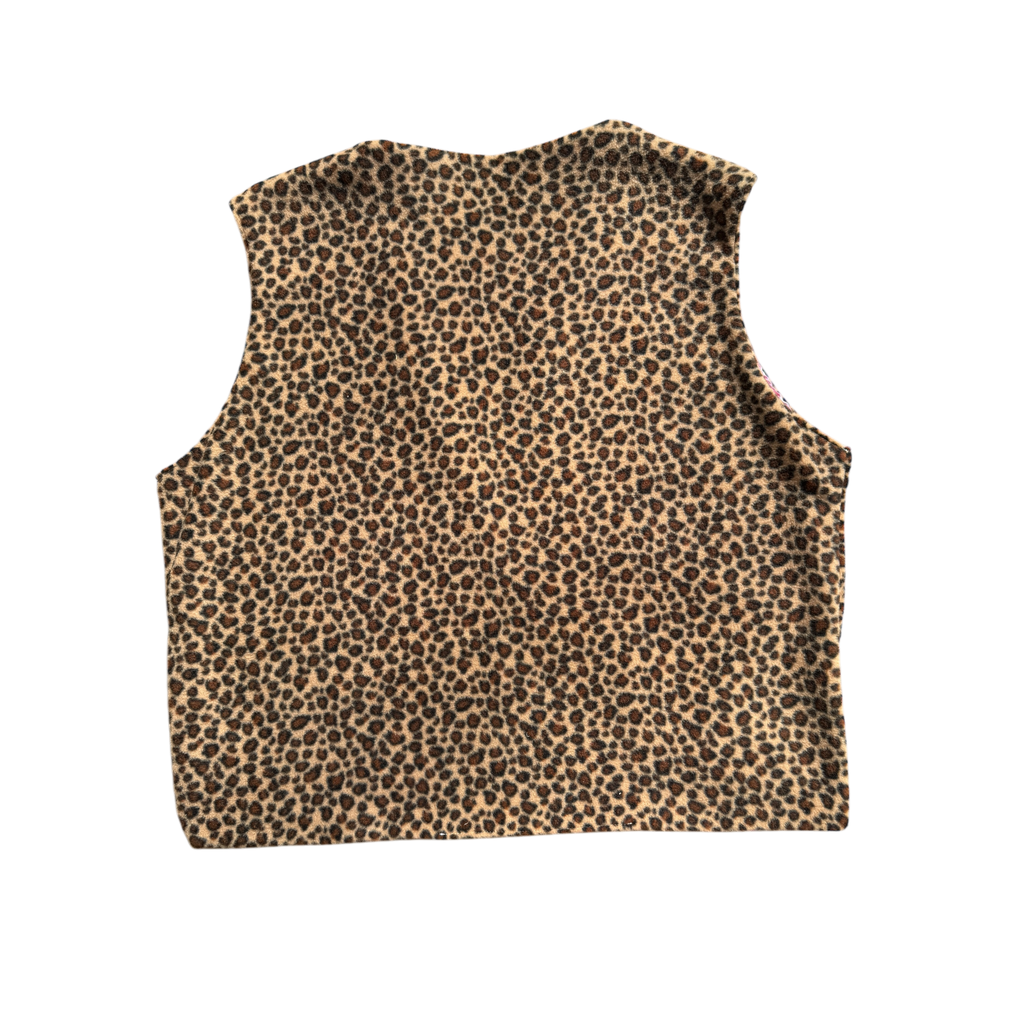 Cheetah Gingham Gilet