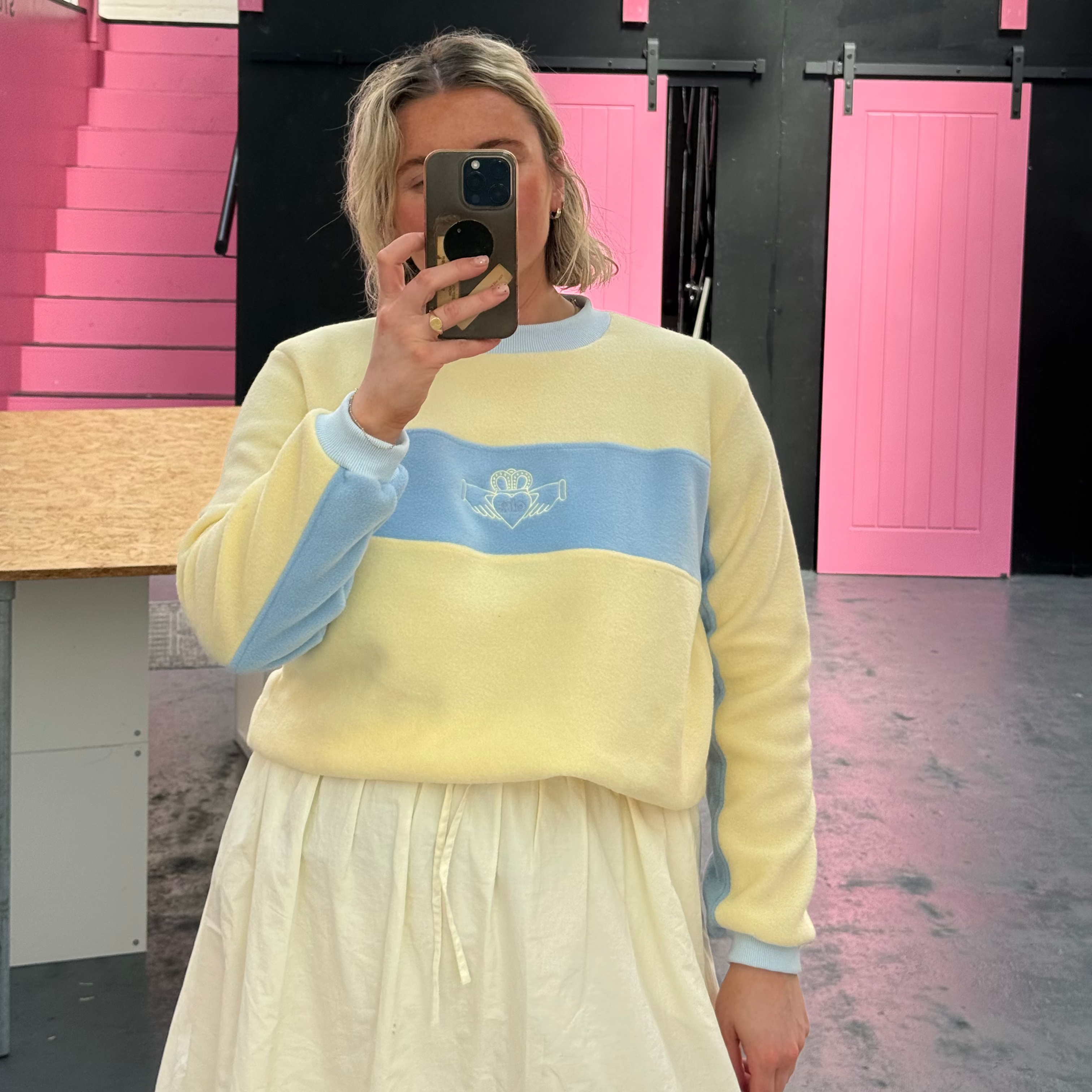 Lemon Claddagh Pullover
