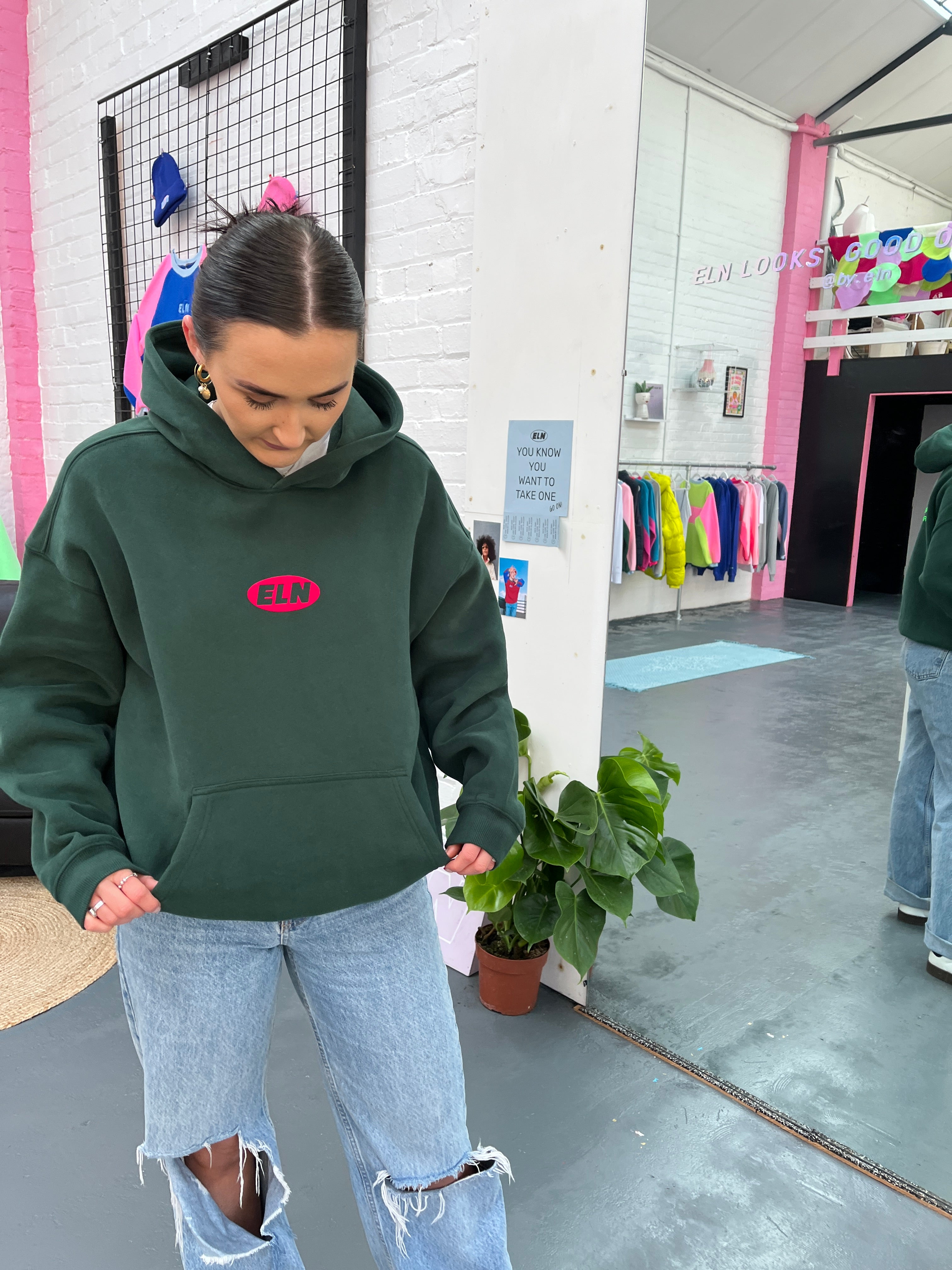 Green Going Places Hoodie