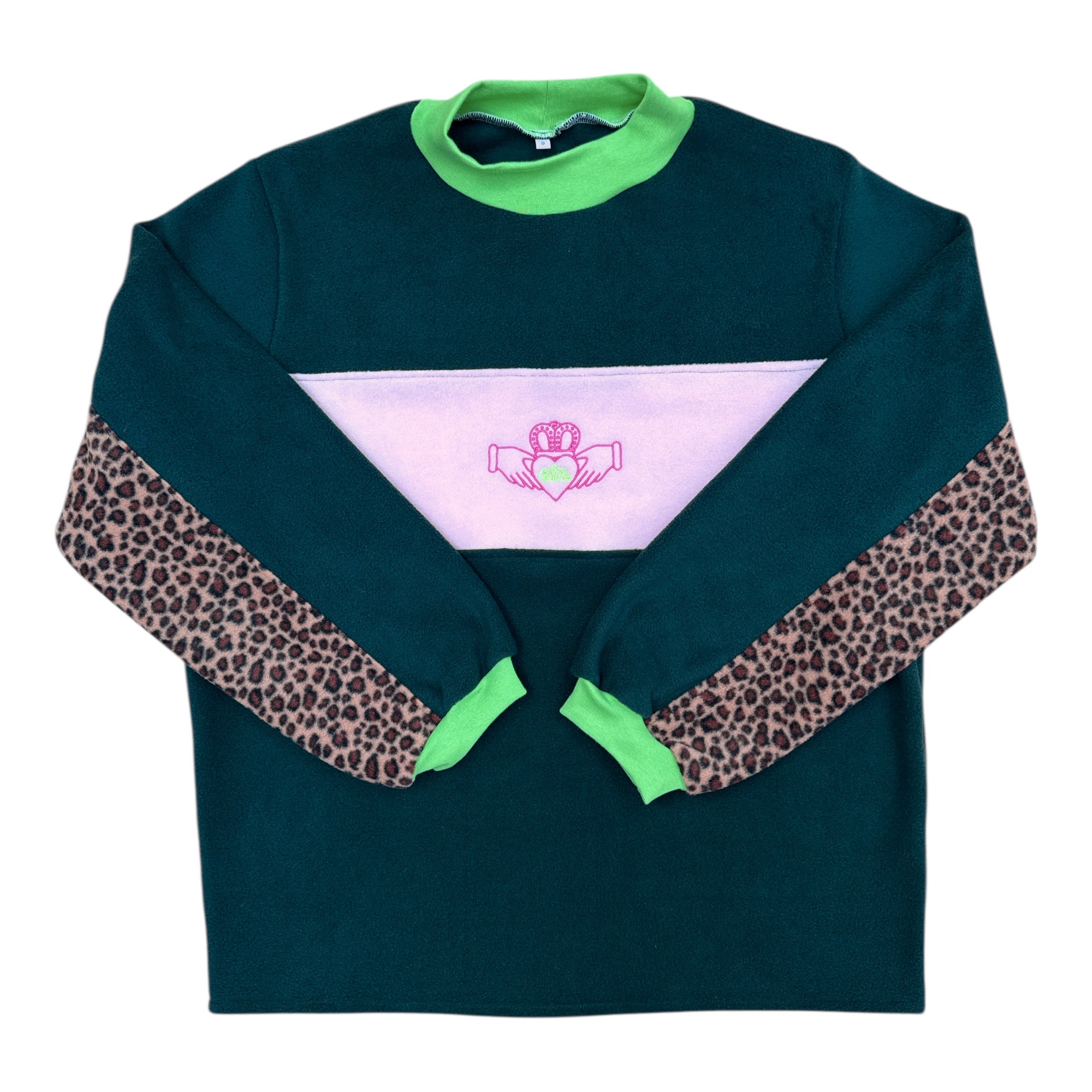 Green Claddagh Pullover