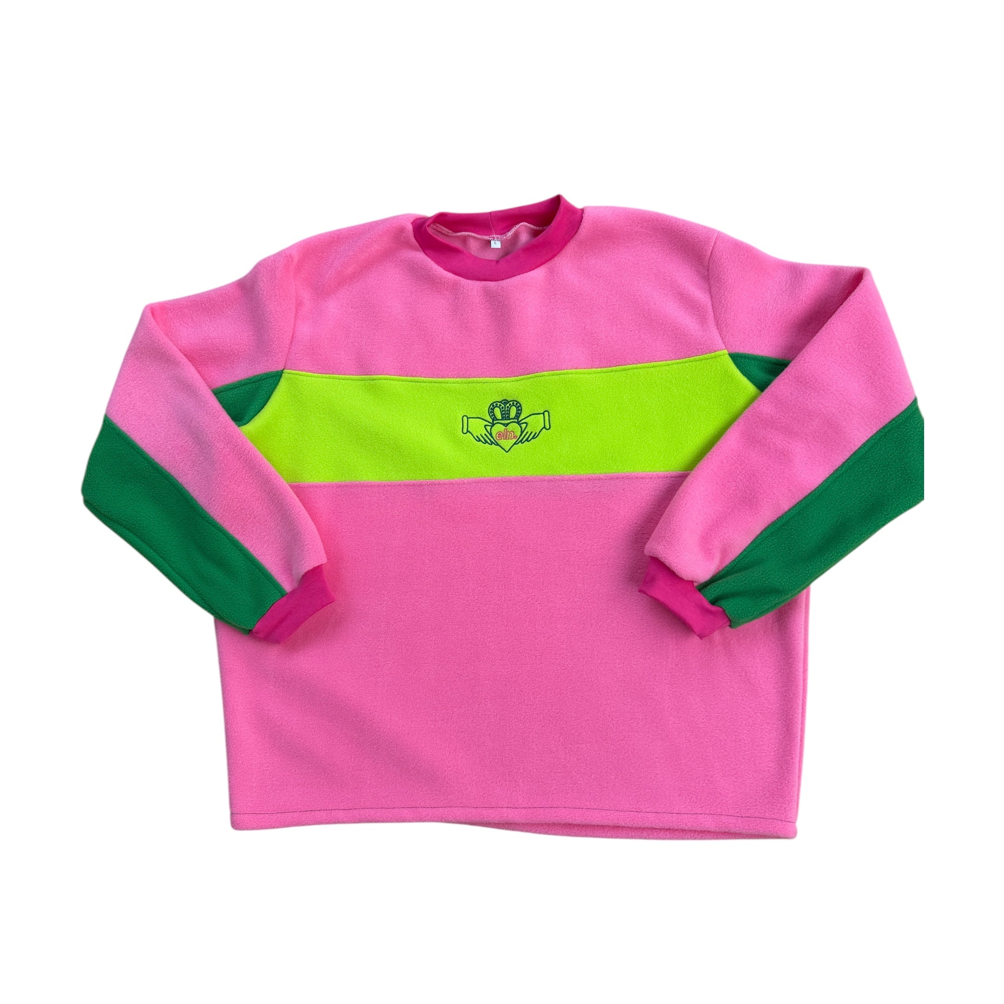 Pink Claddagh Pullover