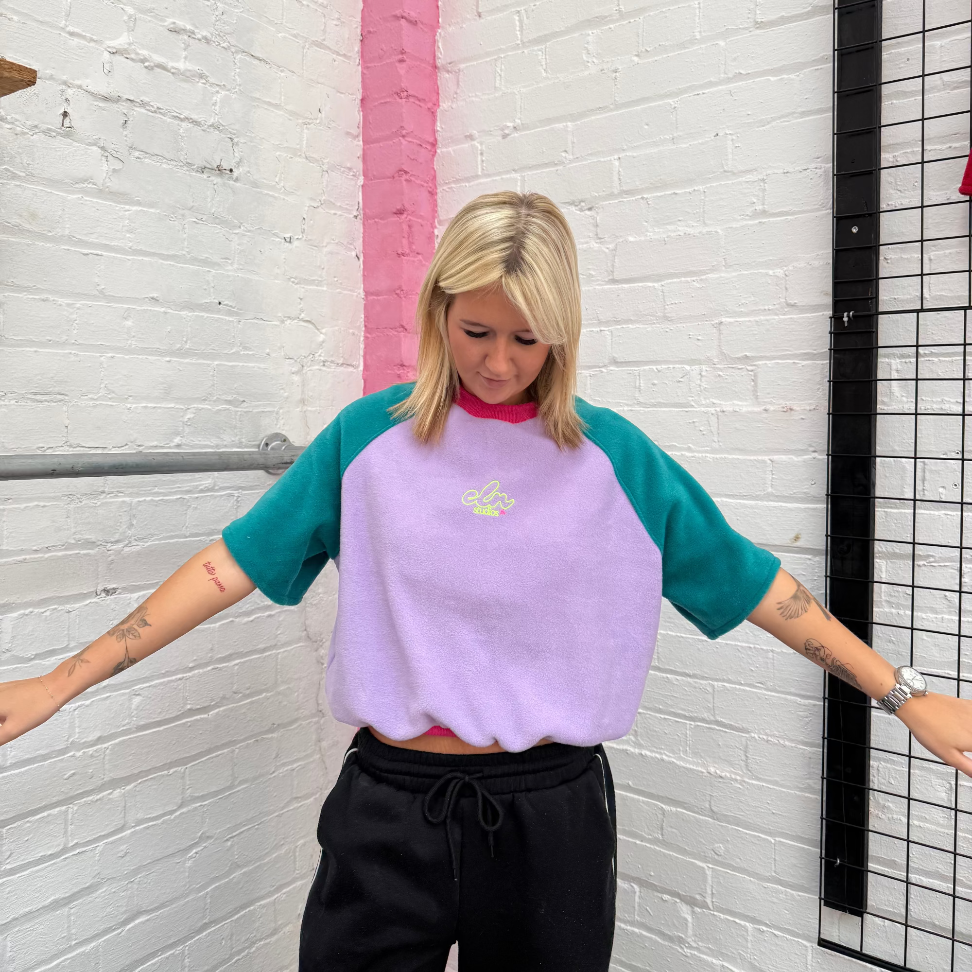 Lilac Fleece Tee